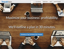 Tablet Screenshot of impaktlabs.com